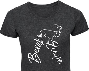 Damen T-Shirt "Bergziege"