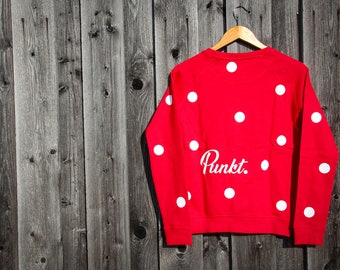 Damen Sweatshirt "Punkt" (aus organischer Baumwolle)