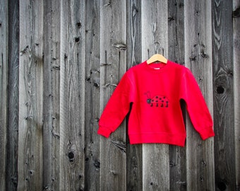 Kinder Sweatshirt "Marienkäfer"