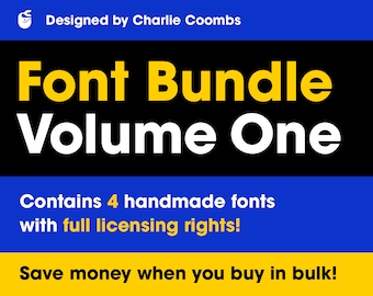 Charlie Coombs Font Bundle: Vol. 1