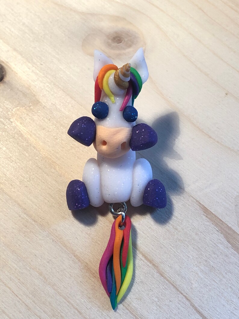 Handmade Polymer Clay Unicorn Earrings Etsy