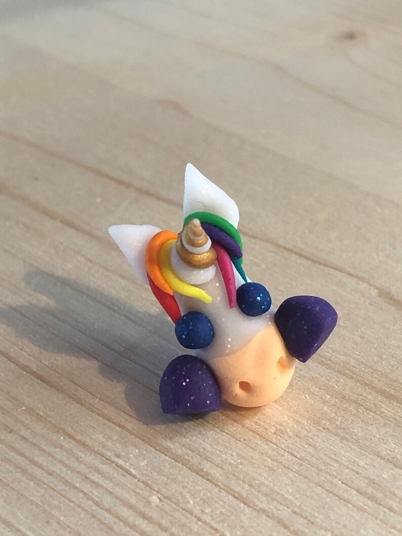 Handmade Polymer Clay Unicorn Earrings Etsy