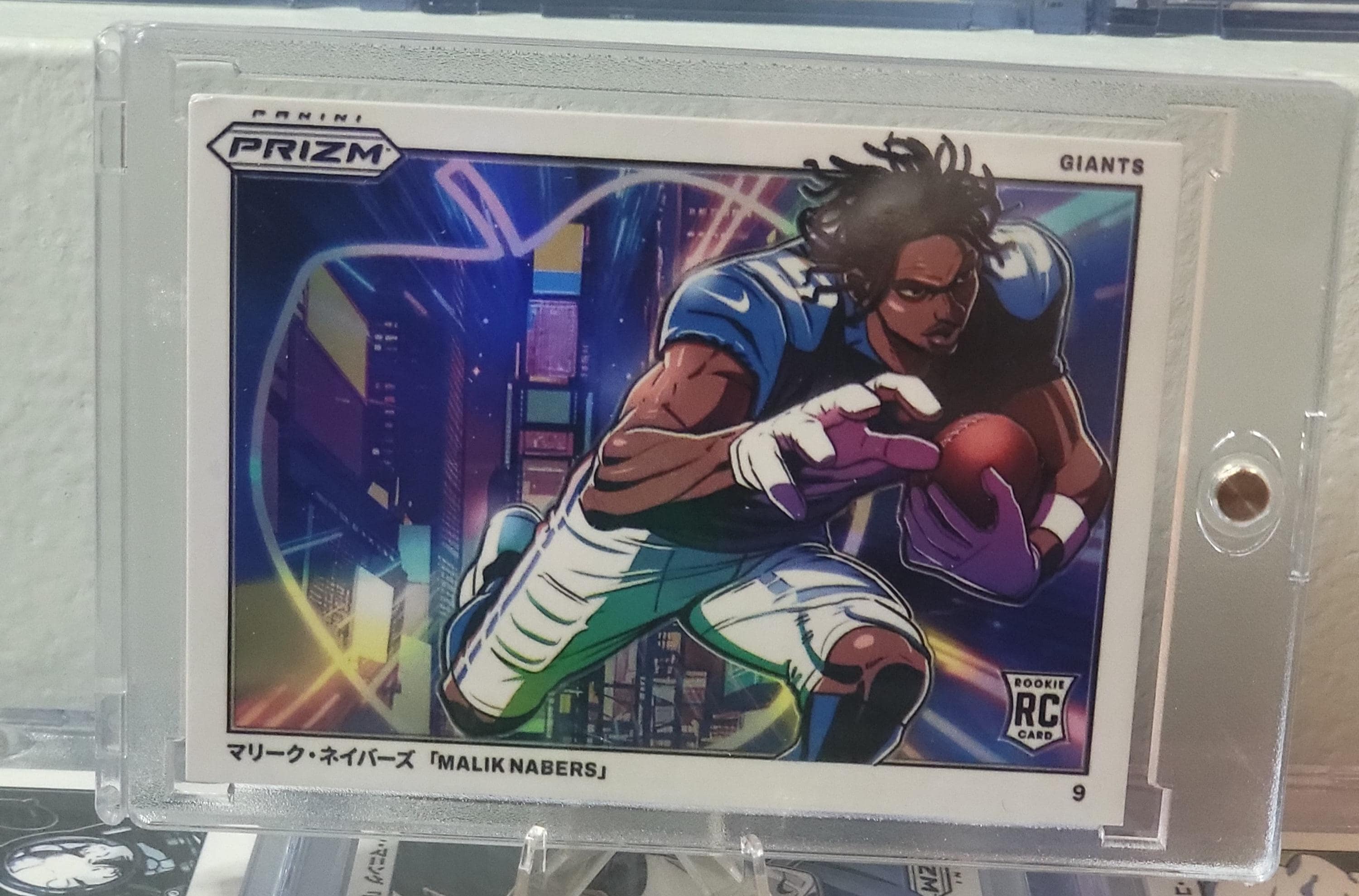 NY Giants Malik Nabers Manga 2024 Prizm
