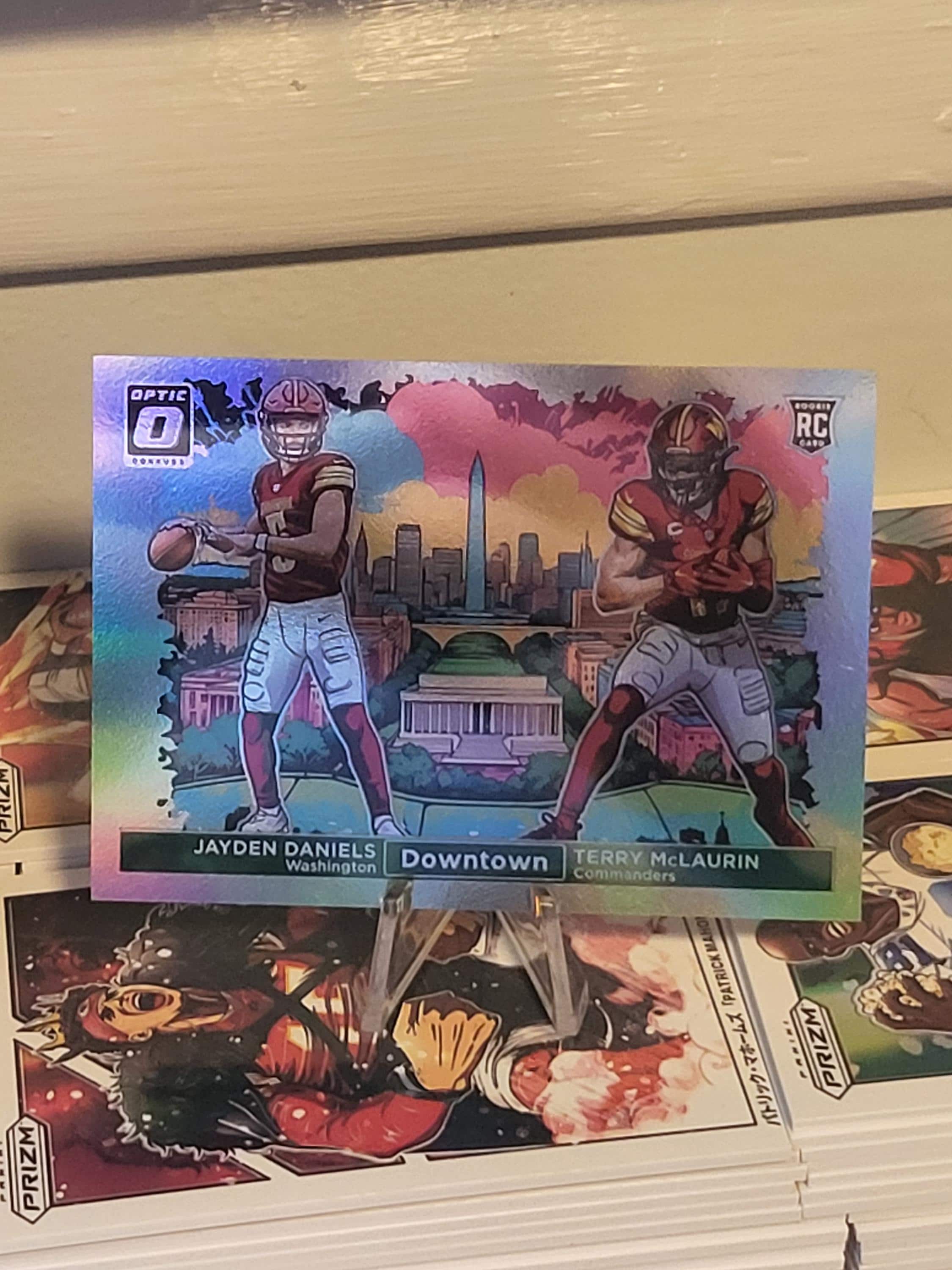 2024 Jayden Daniels/ scary terry Dual Downtown Reprint