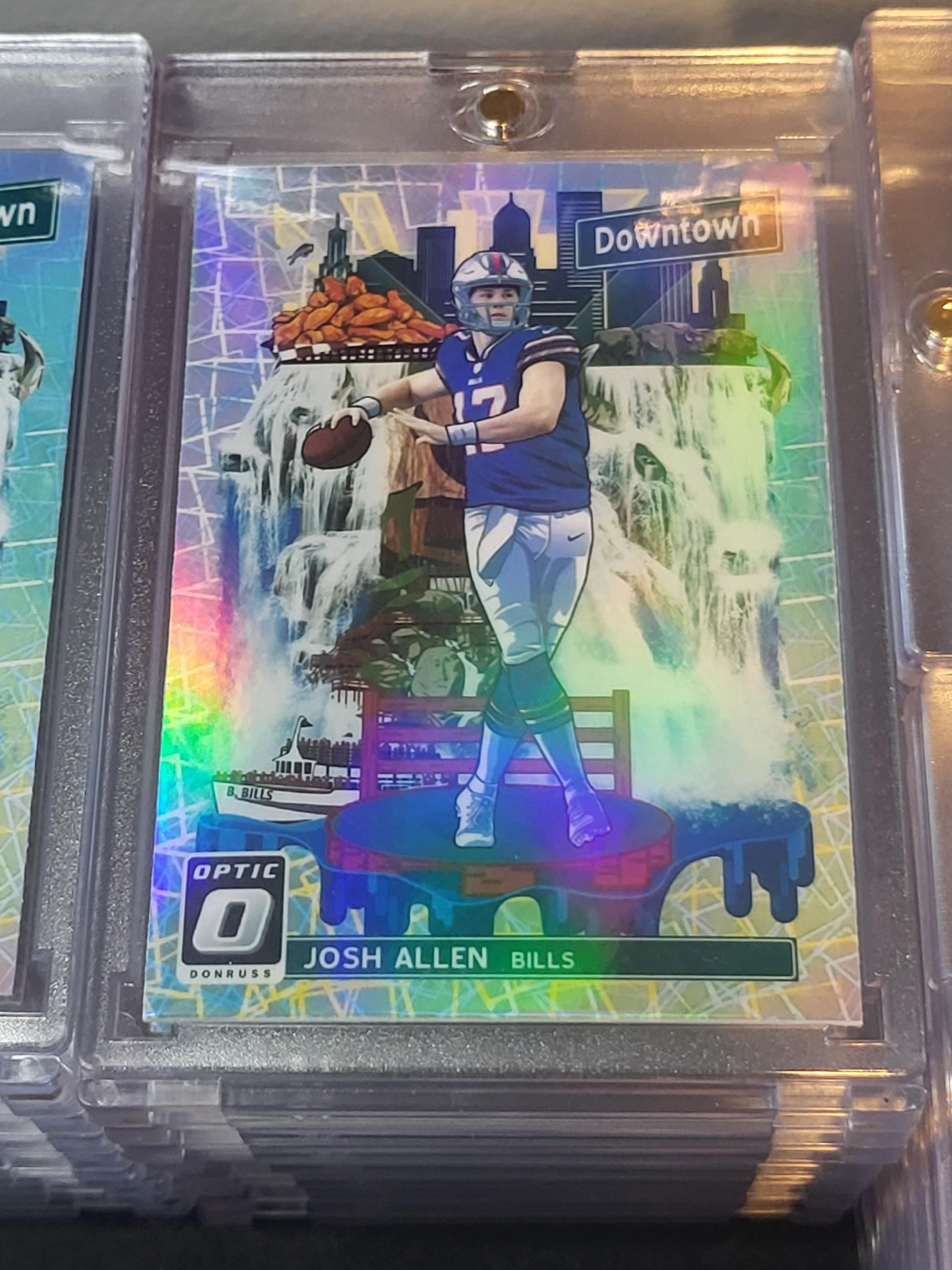 2018 Josh Allen RC downtown Optic reprint