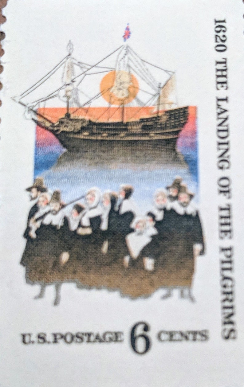 POSTAGE STAMPS 6 Cents 1620 the Landing of the Etsy