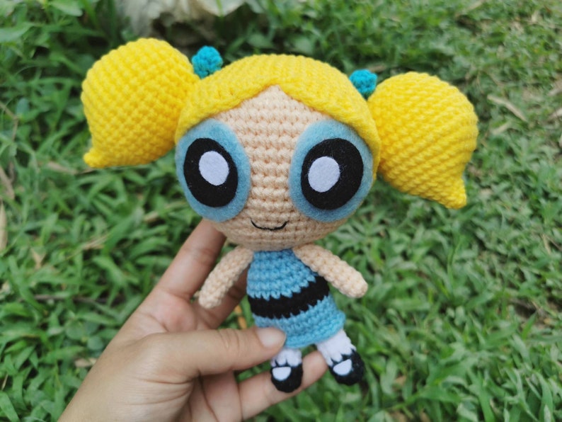 doll crochet amigurumi super hero gifts for her birthday Bubbles