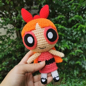 doll crochet amigurumi super hero gifts for her birthday Blossom