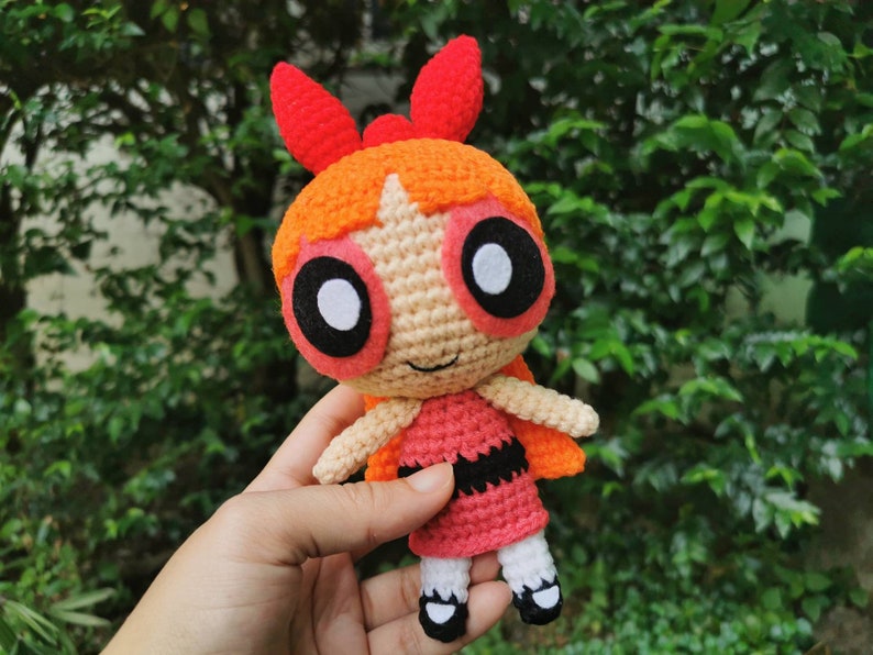 doll crochet amigurumi super hero gifts for her birthday Blossom