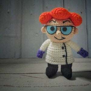 Amigurumi doll crochet  boy handmade keychain