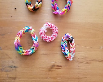 tiny fishatil rainbow loom bracelets