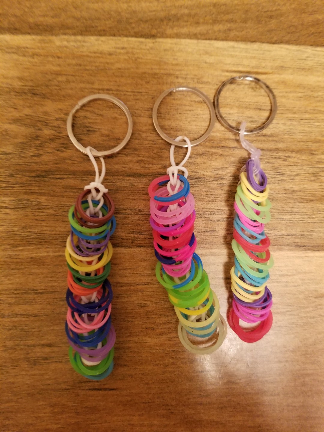 Multi Color Keychain - Etsy