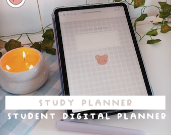 STUDENT DIGITAL PLANNER | Study Planner - Goodnotes planner Samsung Notes, Collanote, Noteshelf... Digital Planner for students
