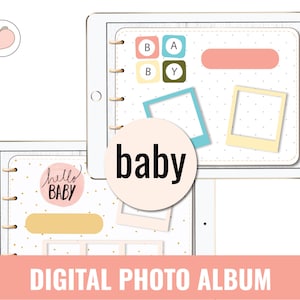 Plantilla de álbum de bebé, plantilla de álbum, plantilla de photoshop de  álbum de bebé, álbum de fotografía, álbum de primer año Baby Love AL013 -   México