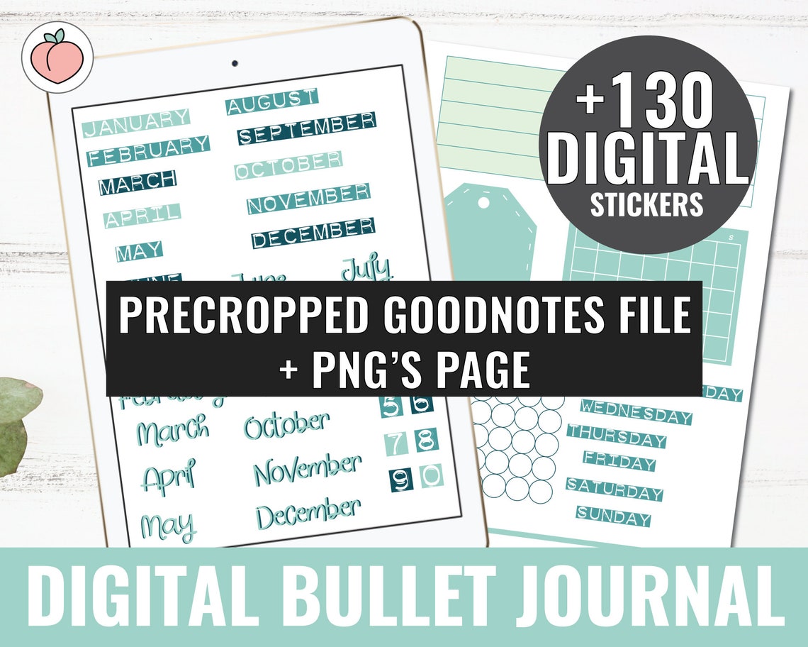 DIGITAL BULLET JOURNAL Bullet Journal Goodnotes for Ipad | Etsy