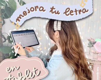 IMPROVE YOUR HANDWRITING on iPad & tablets | Digital calligraphy course and improve your handwriting - Step-by-step course, workbook, and resources