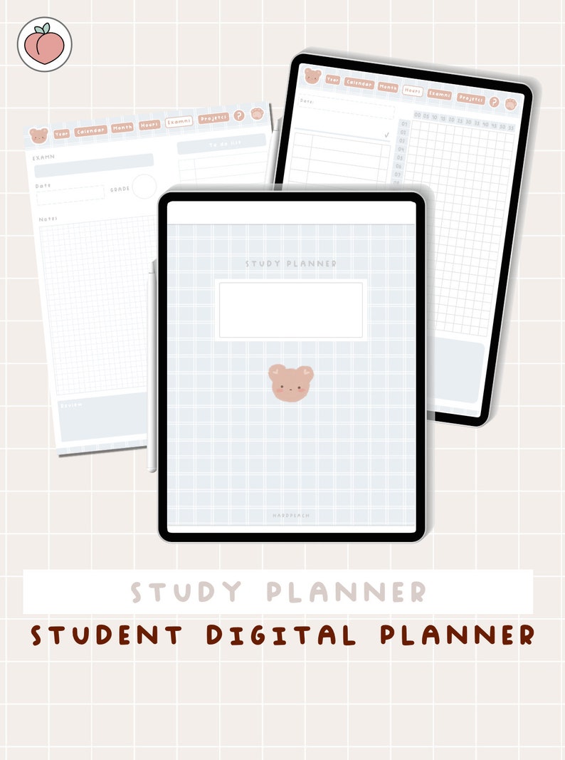 STUDENT DIGITAL PLANNER | Study Planner - Goodnotes Planner Samsung ...