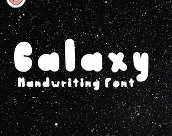 GALAXY HANDWRITTEN FONT | handwritten font for all your notes, titles and bullet journal | iPad font, windows font, Procreate font...