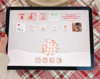CUTE THEME SET: Wallpapers + icons pack iPad Theme iOS Theme iPad Wallpaper iOS Icons iPhone Icons iPhone Icon Pack - Cute iPhone Theme