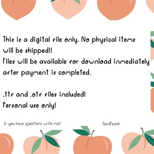 MANGO Handwritten font | Digital Font - Calligraphy font | Font download regular and Bold Font | Word, Goodnotes, Procreate, Noteshelf... image 3