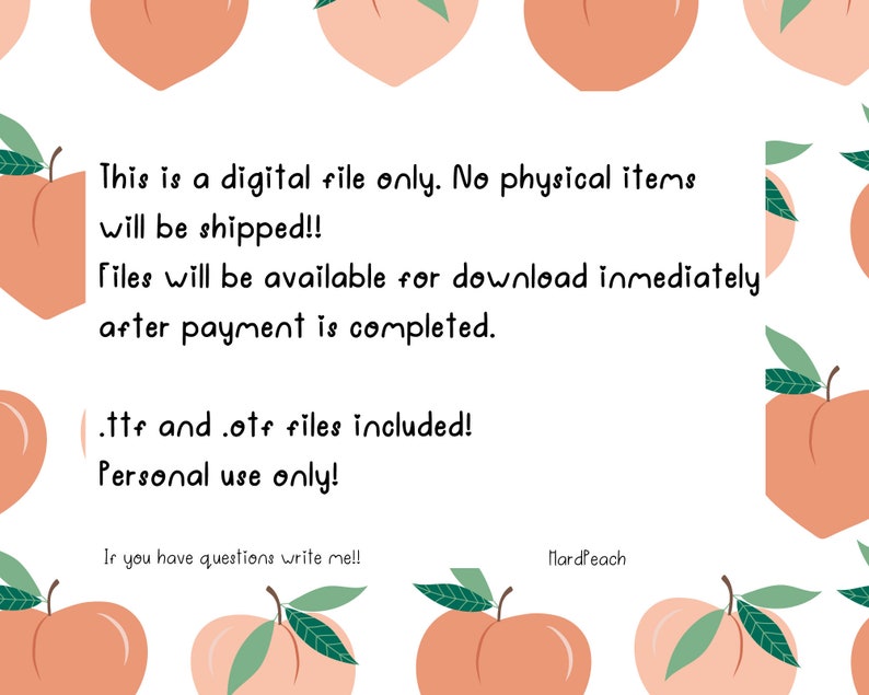 MANGO Handwritten font | Digital Font - Calligraphy font | Font download regular and Bold Font | Word, Goodnotes, Procreate, Noteshelf... image 3