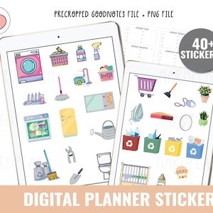 DIGITAL PLANNER STICKERS / Adesivi digitali Attività / Goodnotes, Noteshelf, Notability... / Adesivi digitali preritagliati File Goodnotes + png