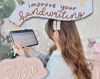 Digital Handwriting and Calligraphy Course for iPad & Tablet | Step-by-Step Lessons, Practice Workbook and Resources