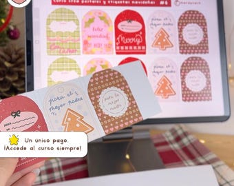 Christmas cards and labels in Procreate: Course with step-by-step lessons, Procreate brushes, and extra resources