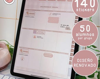 SPANISH | Teacher Planner and Assessment Book - Digital Teacher Planner for iPad, Samsung Galaxy Tab, iPhone... | Digital Teacher Planner