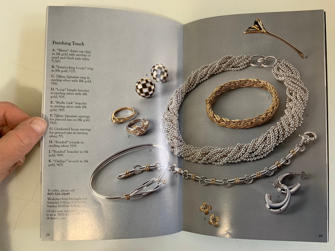 Tiffany & Co. 1997 Fall Selections Vintage Blue Book Jewelry Etsy