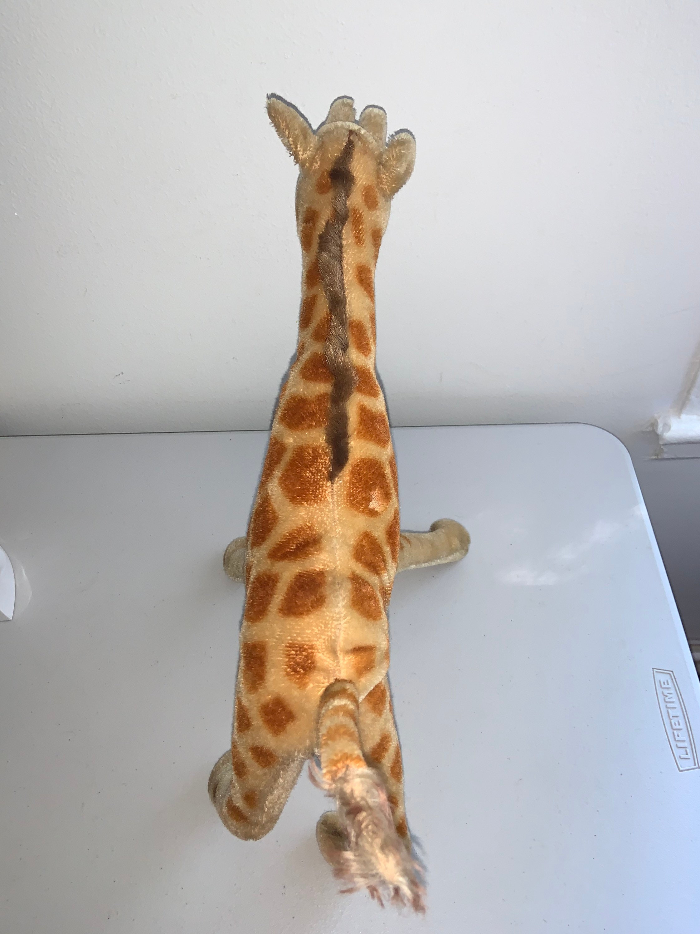 14 Steiff Standing Giraffe / Antique Mohair Stuffed Animal | Etsy