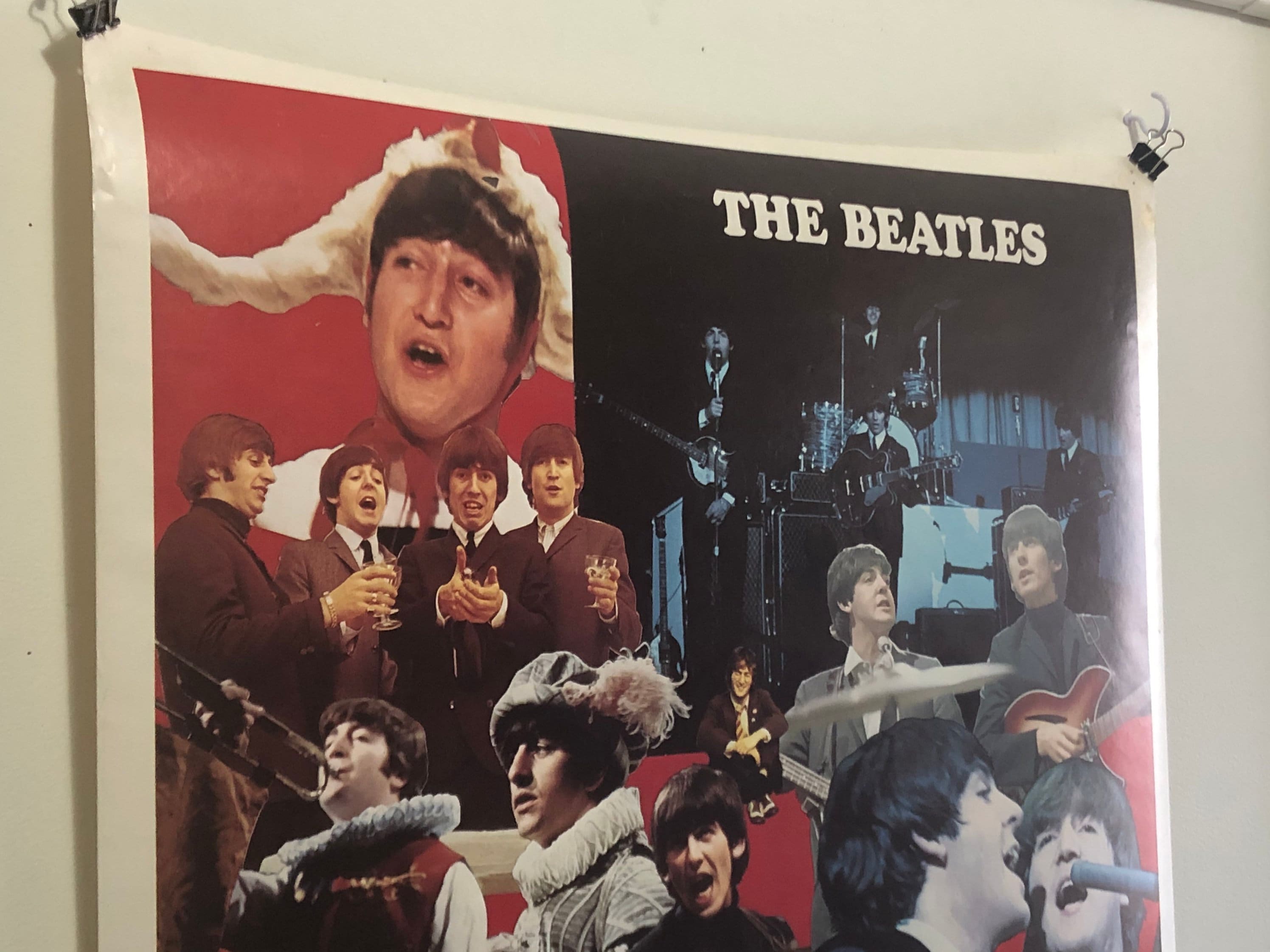 The Beatles - Original 1976 Vintage Collage Poster - 23”x 35” - Etsy