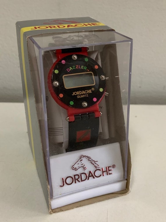 NEW Vintage Jordache Dazzler 1980s Watch in Box /… - image 1