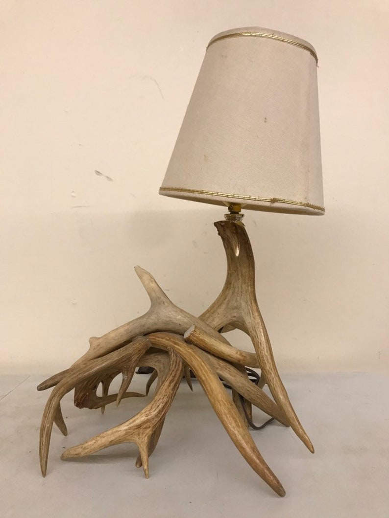 deer antler table lamps