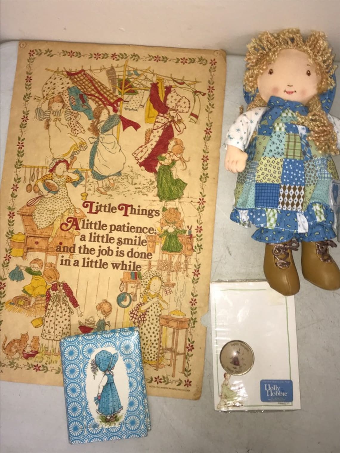 Vintage Holly Hobbie Mega Lot Mugs Doll Ornament Stationary Etsy