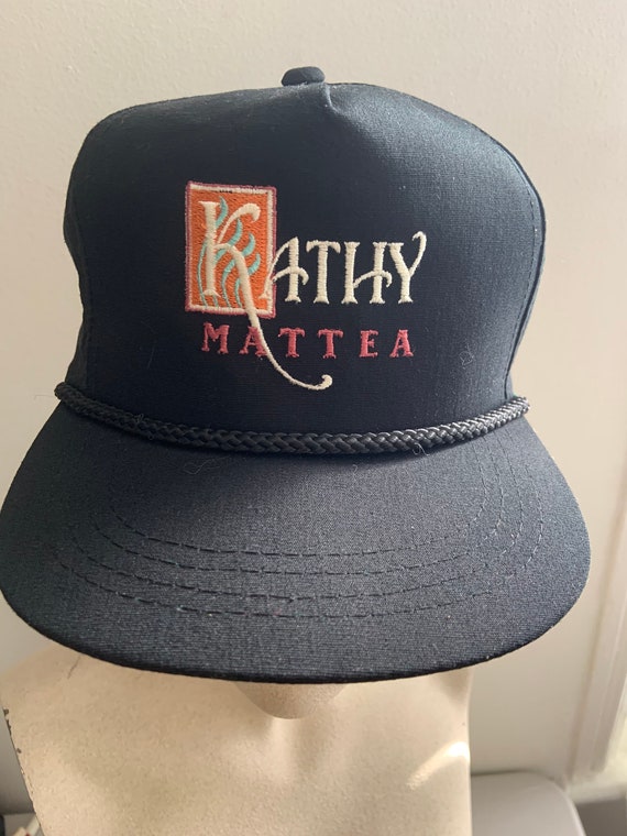 Kathy Mattea Embroidered Black Hat - Never Worn! … - image 5