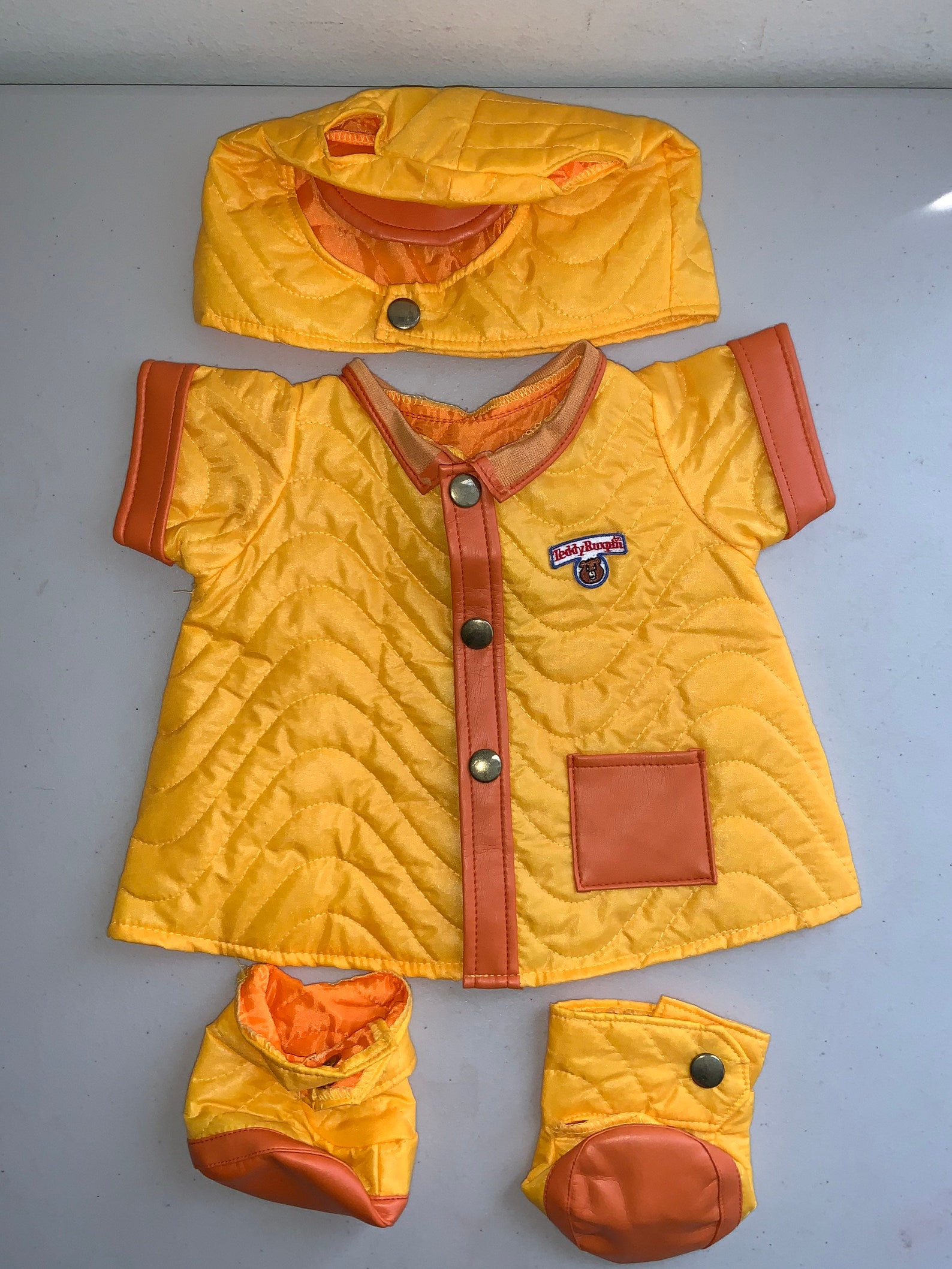 Lot of 4 Teddy Ruxpin Outfits Hiking Pajamas Rainy Day | Etsy