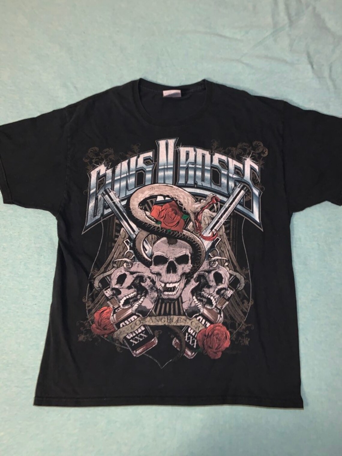Guns N Roses Vintage Graphic T Shirt GNR / Size Large Black | Etsy