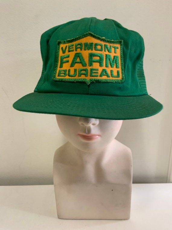 Vintage Trucker Hat - Vermont Farm Bureau - Patch