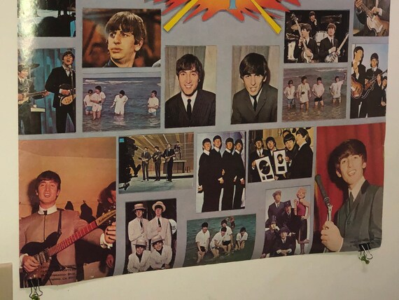 The Beatles - Original 1976 Vintage Collage Poster by One Stop
