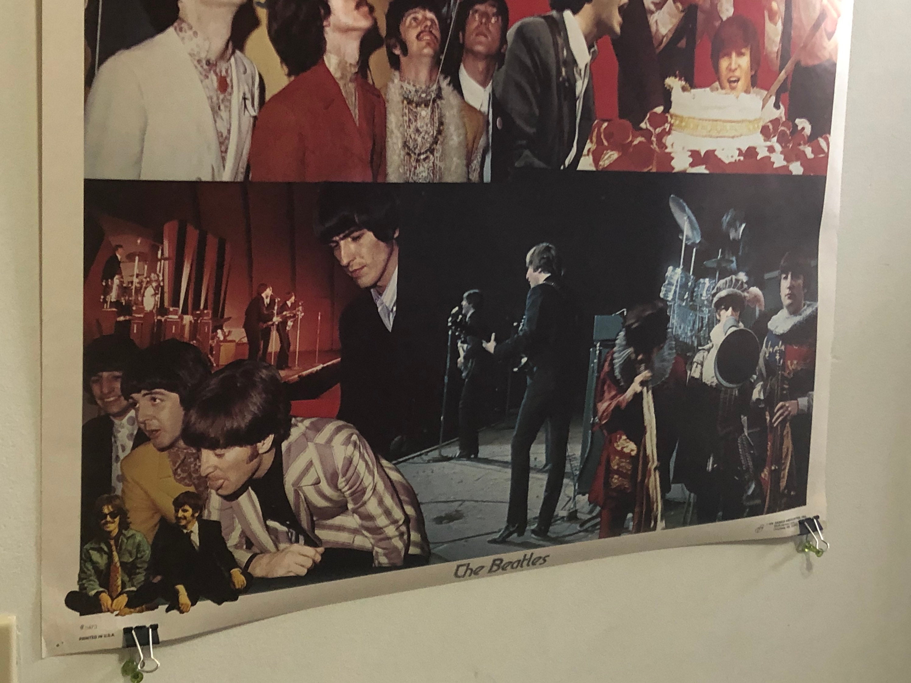 The Beatles - Original 1976 Vintage Collage Poster - 23”x 35” - Etsy