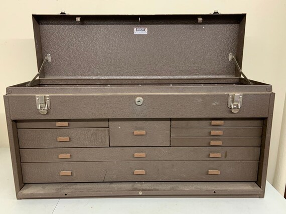 Antique Kennedy 8 Drawer Machinist Tool Chest 526 27 Etsy