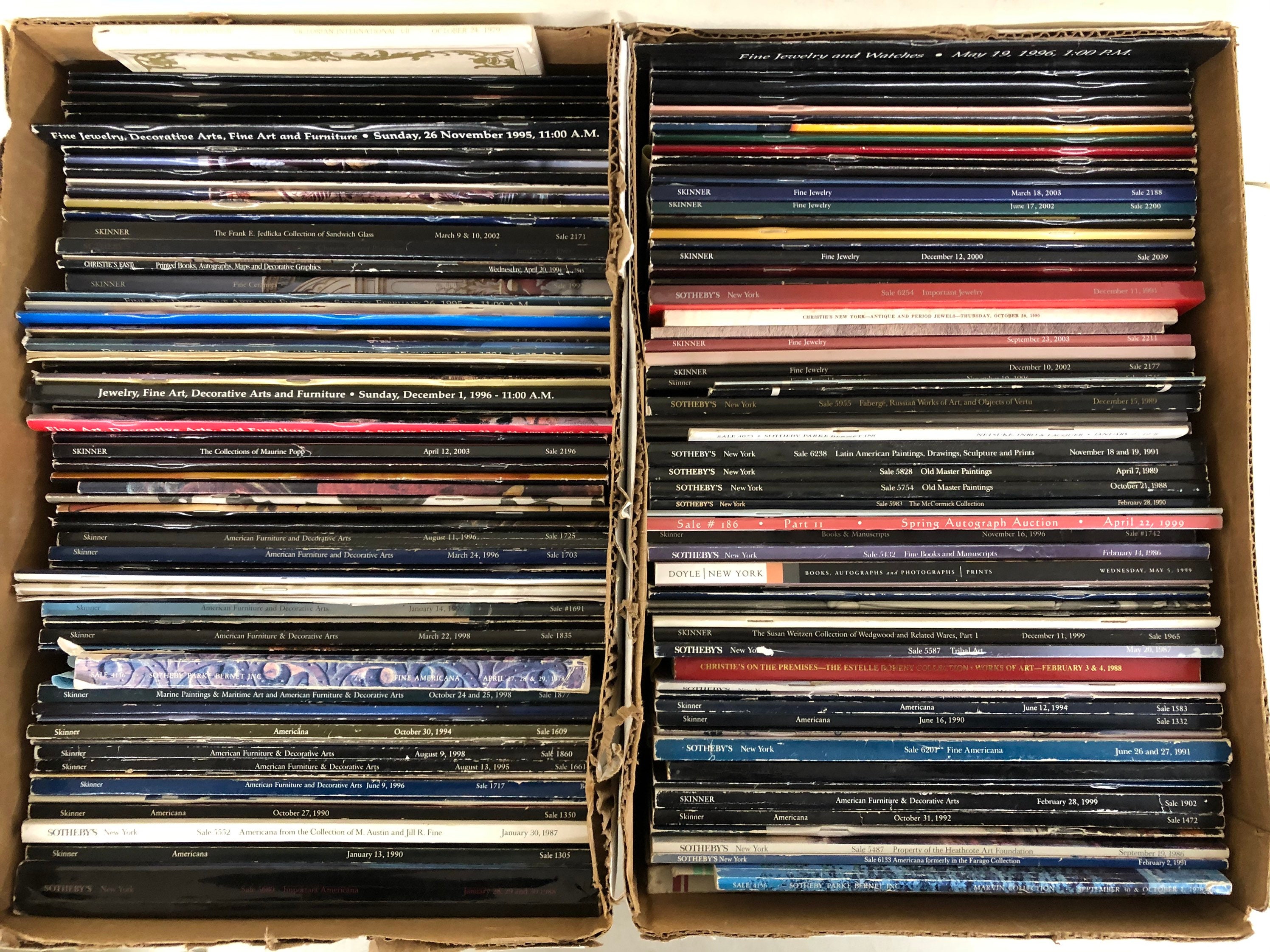 サザビーズ　1989〜1990年 オークション出品コレクション集 サザビーズ 1989〜1990年 オークション出品コレクション集