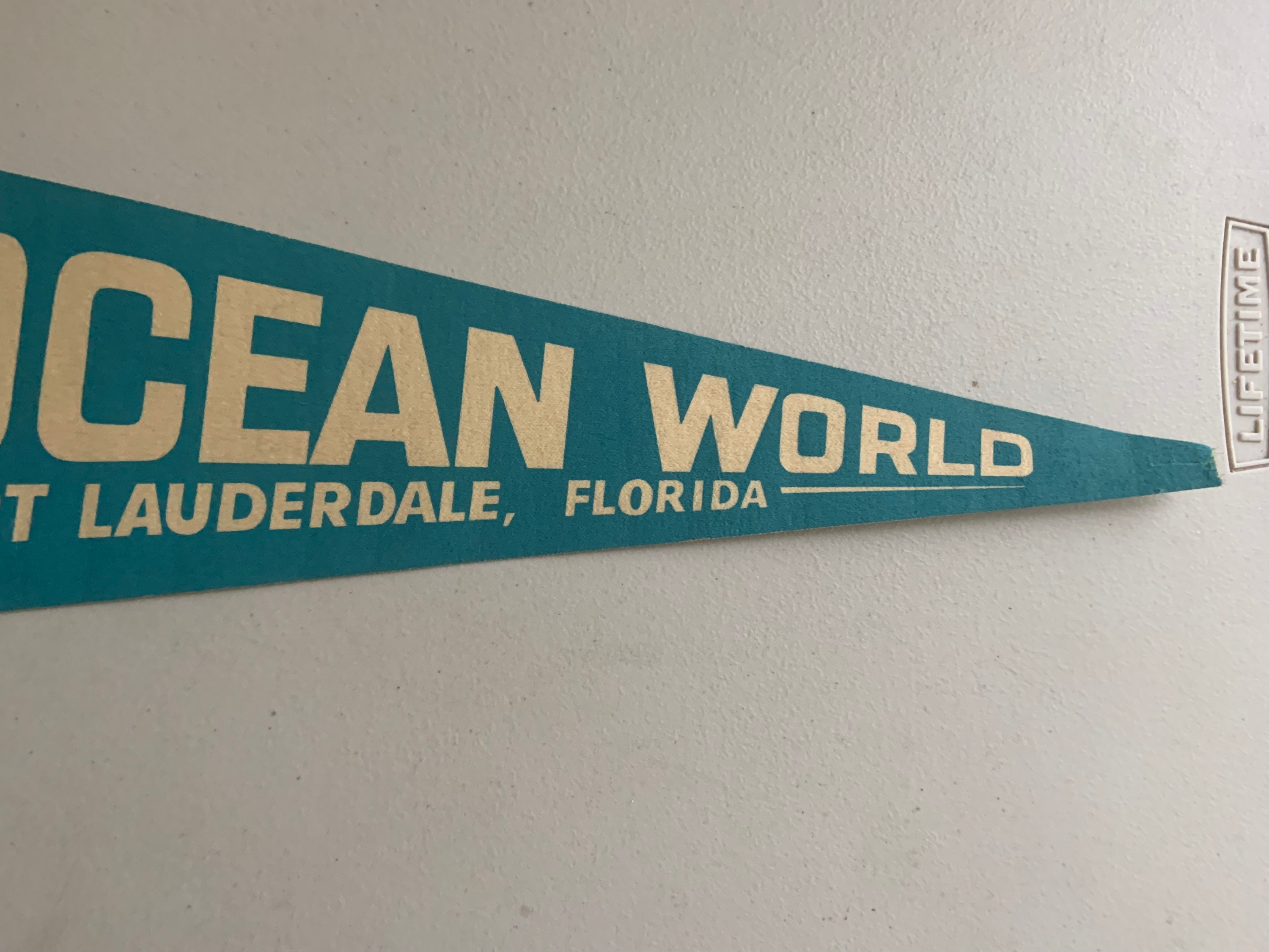 Ocean World Fort Lauderdale Vintage Felt Souvenir Pennant Etsy Ireland