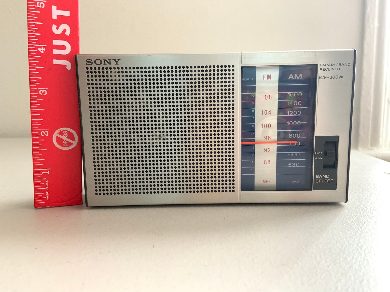 1982 Sony FM/AM 2band Receiver ICF-300W / Tested and Working - Etsy