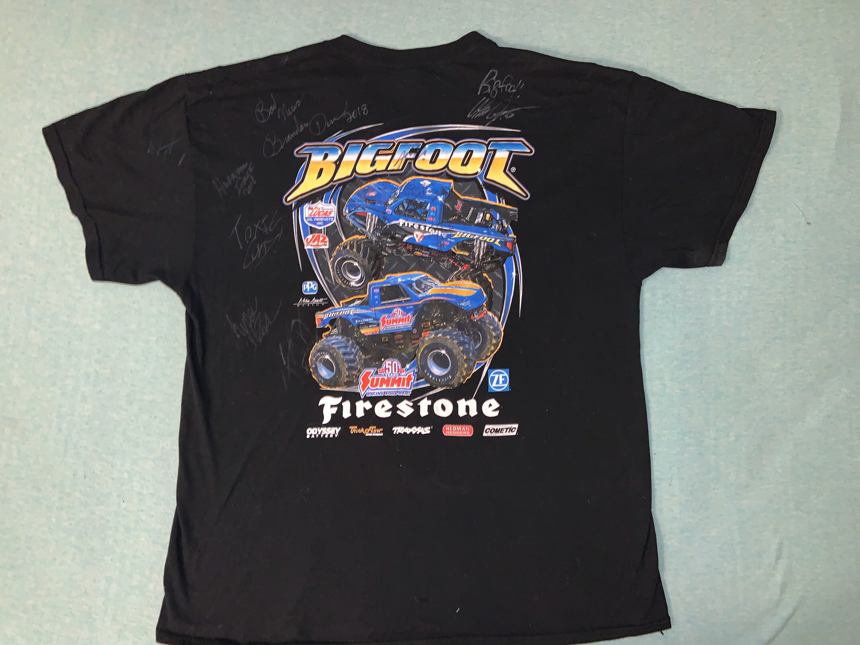 vintage bigfoot monster truck shirt