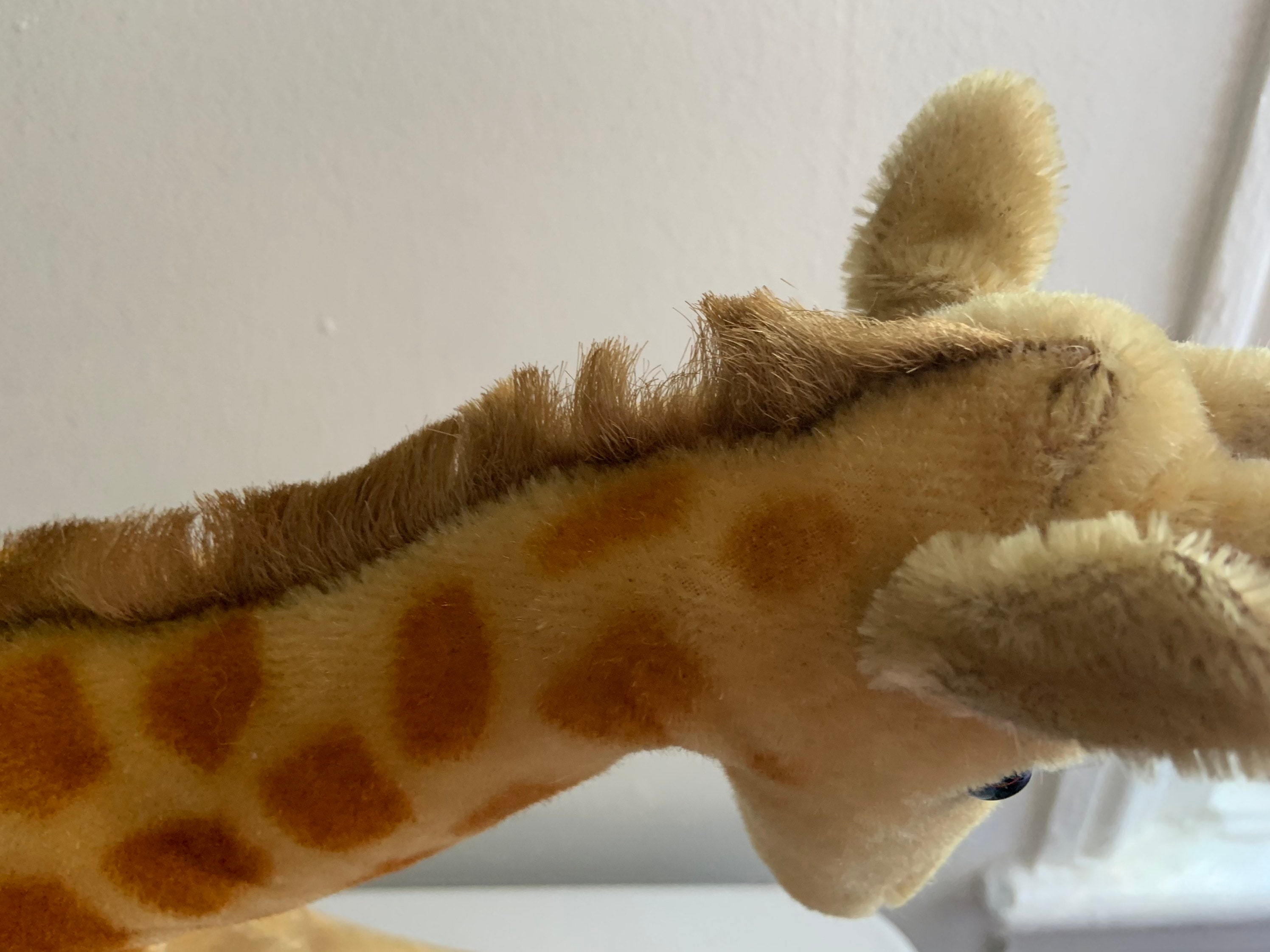 14 Steiff Standing Giraffe / Antique Mohair Stuffed Animal | Etsy