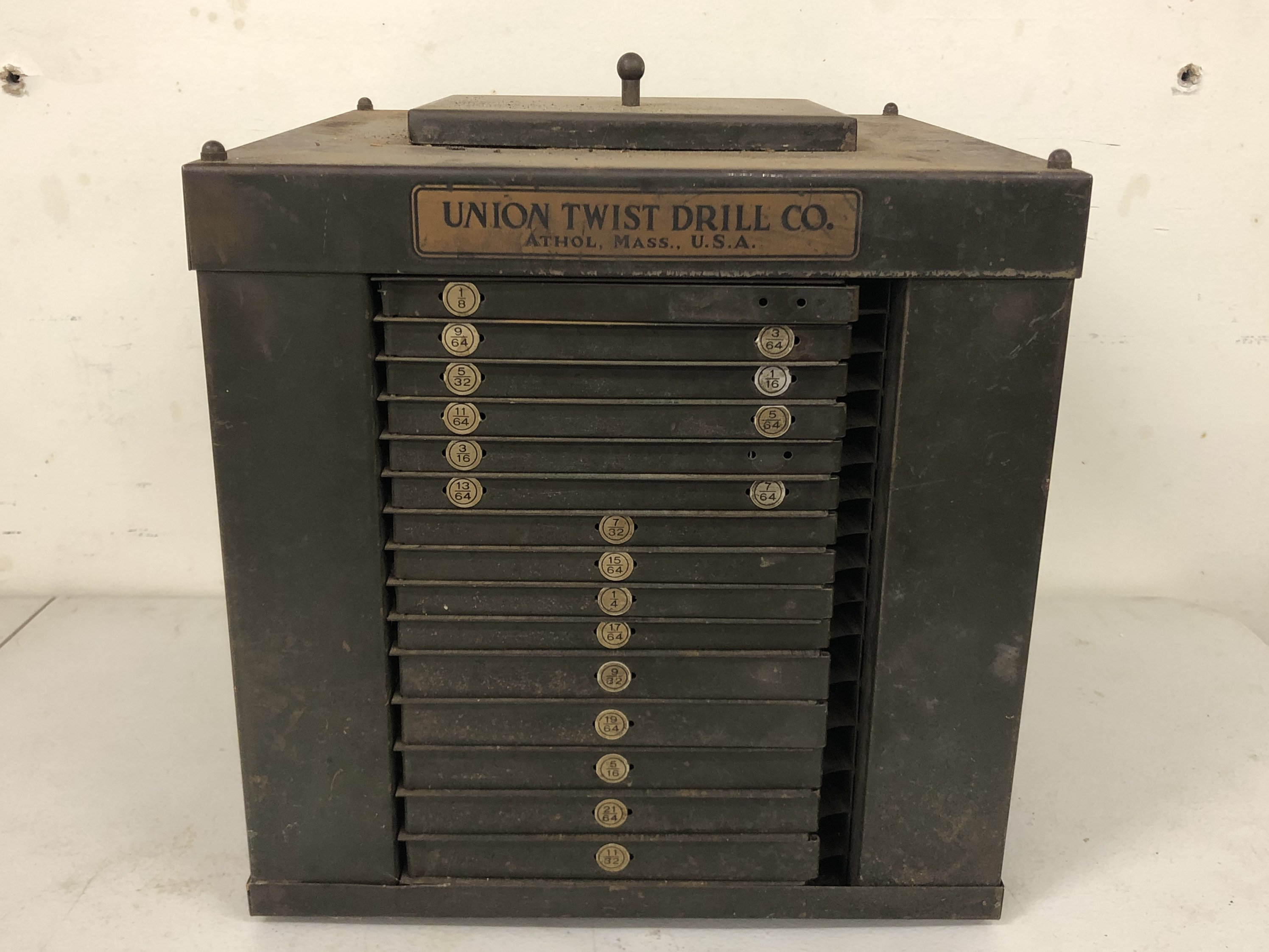 Union Twist Drill Bit Antique Store Display Storage Etsy