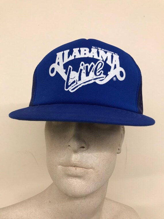 Vintage Trucker Hat Alabama Live Blue Mesh Hat / S