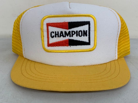 yellow champion cap
